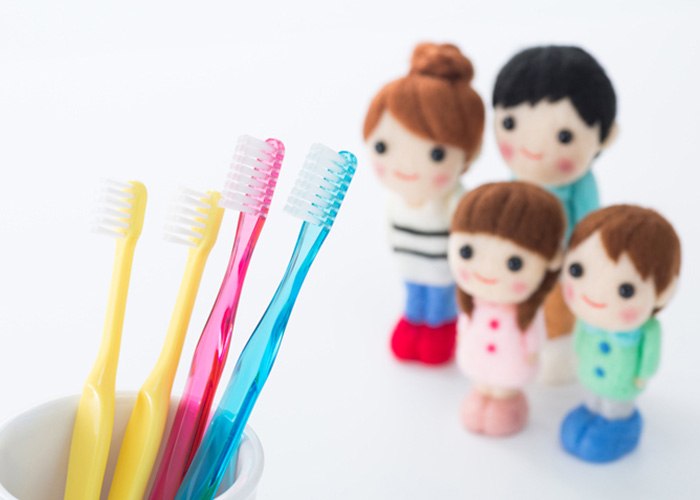 お子様も一緒に通って、健康で強い歯に